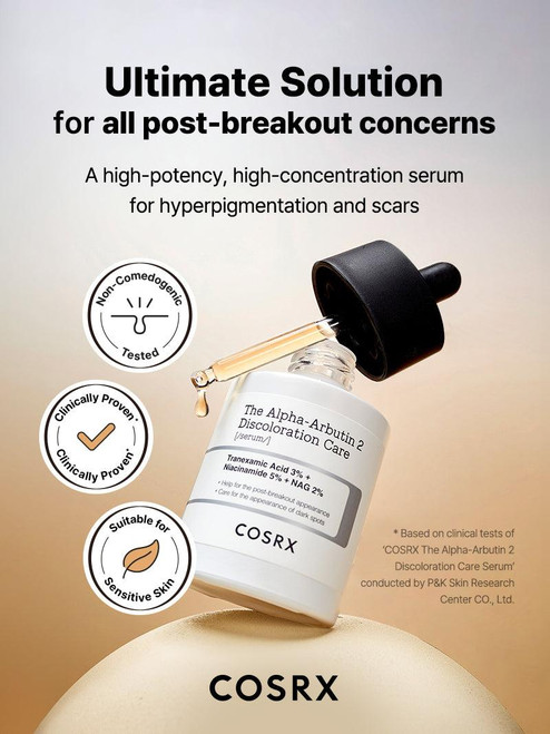 COSRX The Alpha-Arbutin 2 Discoloration Care Serum sukinnaturals sukinnaturals.com.au