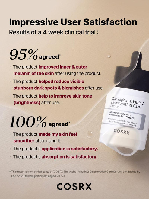 COSRX The Alpha-Arbutin 2 Discoloration Care Serum sukinnaturals sukinnaturals.com.au